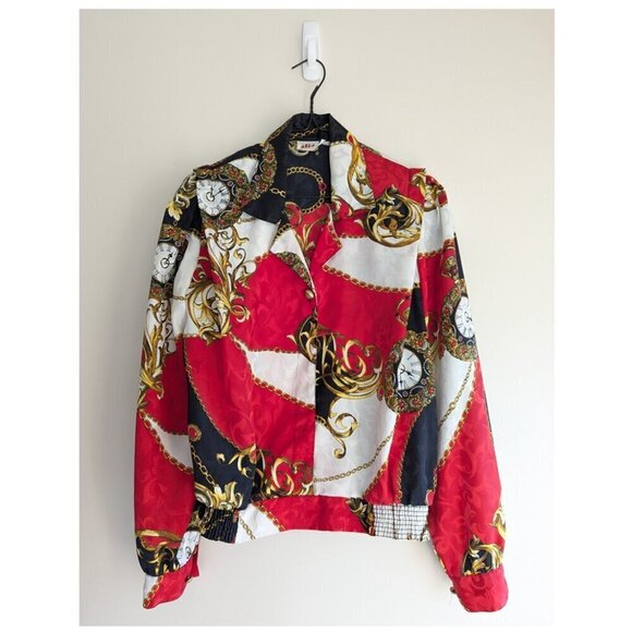 Vintage Jackets & Blazers - Vintage Alia Baroque 80's Pocketwatch Maximalism Jacket